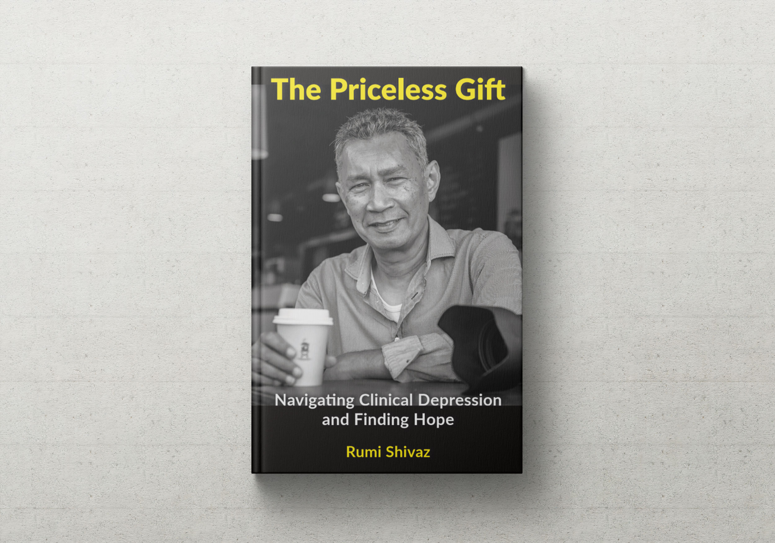 The Priceless Gift book by Rumi Shivaz mockup